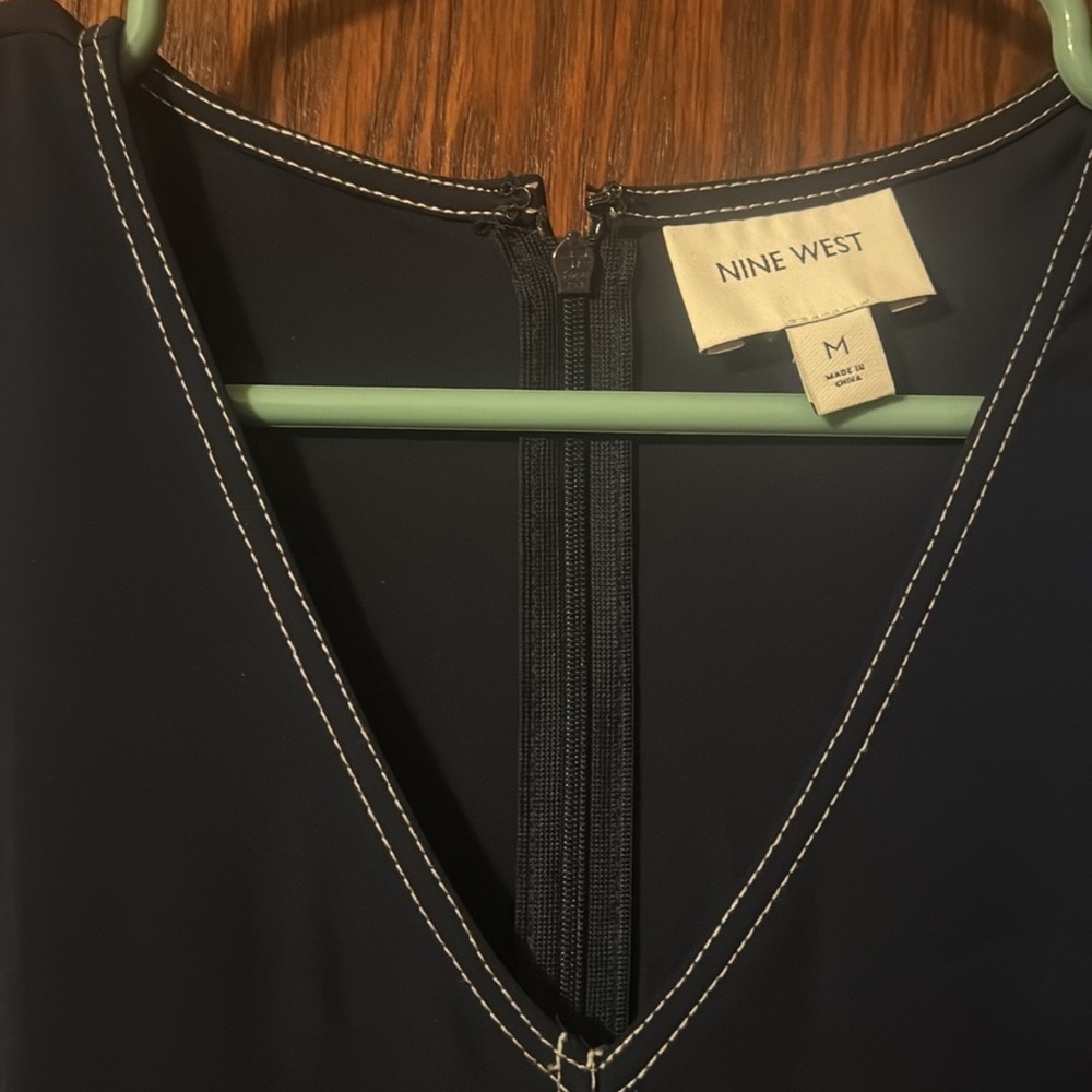 Nine West Navy Pantsuit - Picture 2 of 4